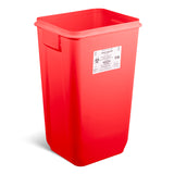 18 Gallon yellow container, 8 pack